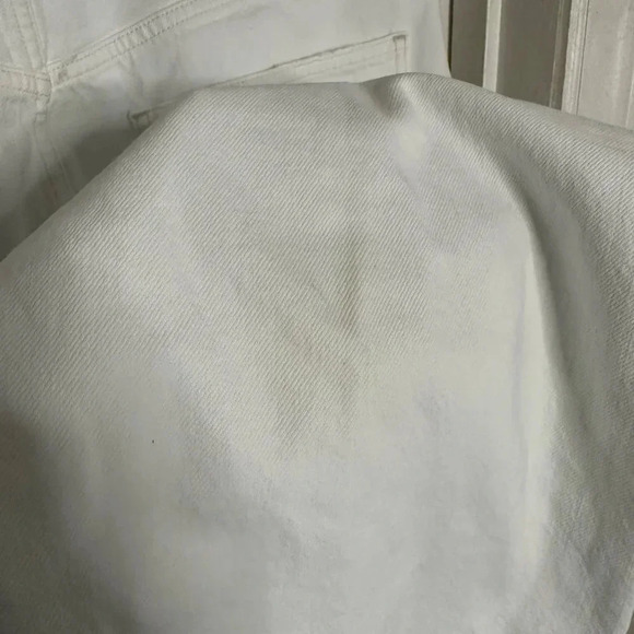 AGOLDE Jeans 90s Loose Fit Jean in Enamel White Ripped Knees Size 31 NWT Revolve - Picture 8 of 8